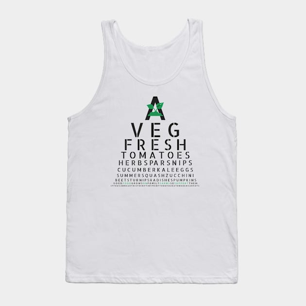 FARMER'S EYE TEST [lt] Tank Top by ambrdsgn